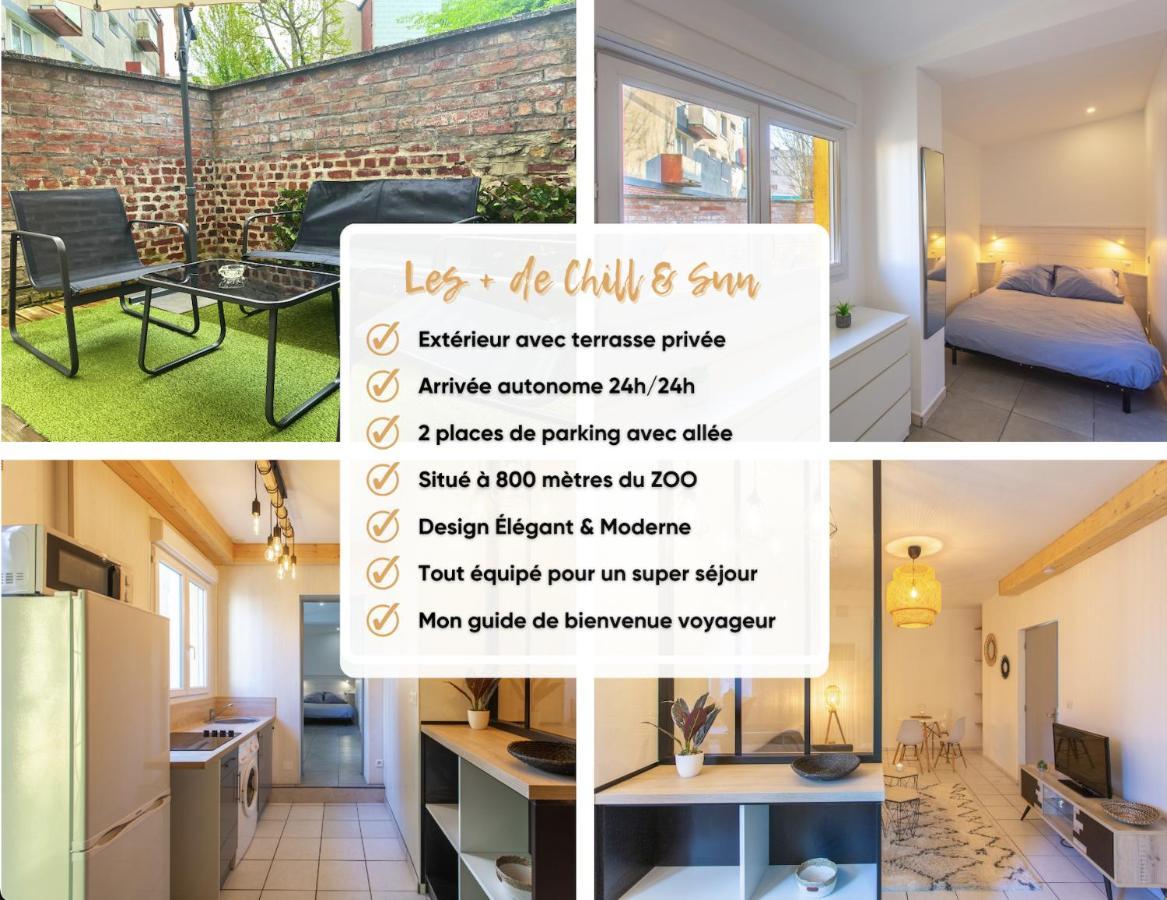 Chill & Sun - Terrasse Exterieure - Parking - Wifi - 4P Apartment อาเมียงส์ ภายนอก รูปภาพ